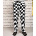 Pantalon de cuisine, taille élastique, 195 g/m²