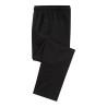 Pantalon de chef de cuisine poches cargo, taille élastique, 195 g/m²