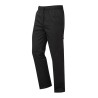 Pantalon de chef de cuisine poches cargo, taille élastique, 195 g/m²