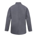Veste de cuisinier homme fermeture portefeuille manches longues à boutons