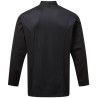 Veste de chef cuisinier coolchecker manches longues col mandarin