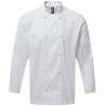 Veste de chef cuisinier coolchecker manches longues col mandarin