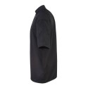 Veste de cuisinier manches courtes à boutons pressions, 195 g/m²