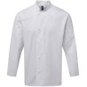 Veste de chef cuisinier manches longues, boutons de qualité, 170 g/m²