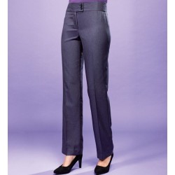 Pantalon femme "aspect lin" pour institut de beauté ou spa