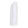 T-shirt homme confortable col boutons manches retroussables, 190 g/m²