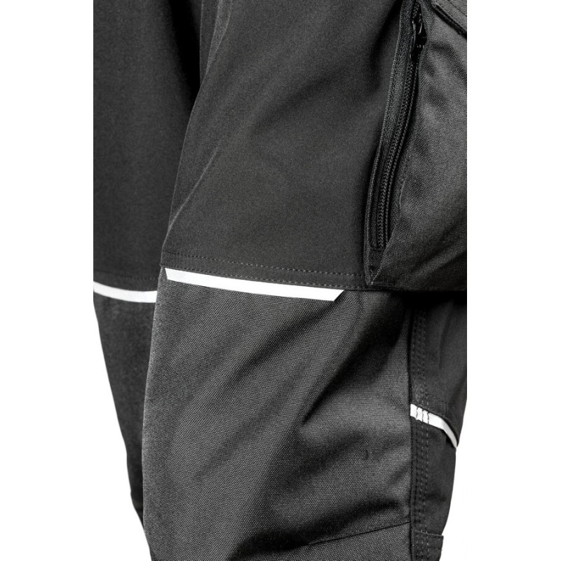 Pantalon de travail softshell coupe slim respirant multi-poches