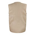 Gilet reporter épais multi-poches en polycoton, 220 g/m²