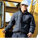 Blouson aviateur doublé et rembourré, col montant, waterproof