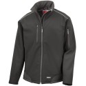 Veste softshell indéchirable triple épaisseur imperméable et respirant