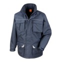 Parka de travail doublé et rembourré, col montant, waterproof