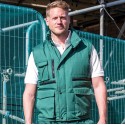 Bodywarmer multi-poches rip-stop coupe-vent et imperméable