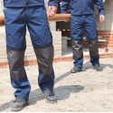 Pantalon de travail technique, poches externes pour genouillère