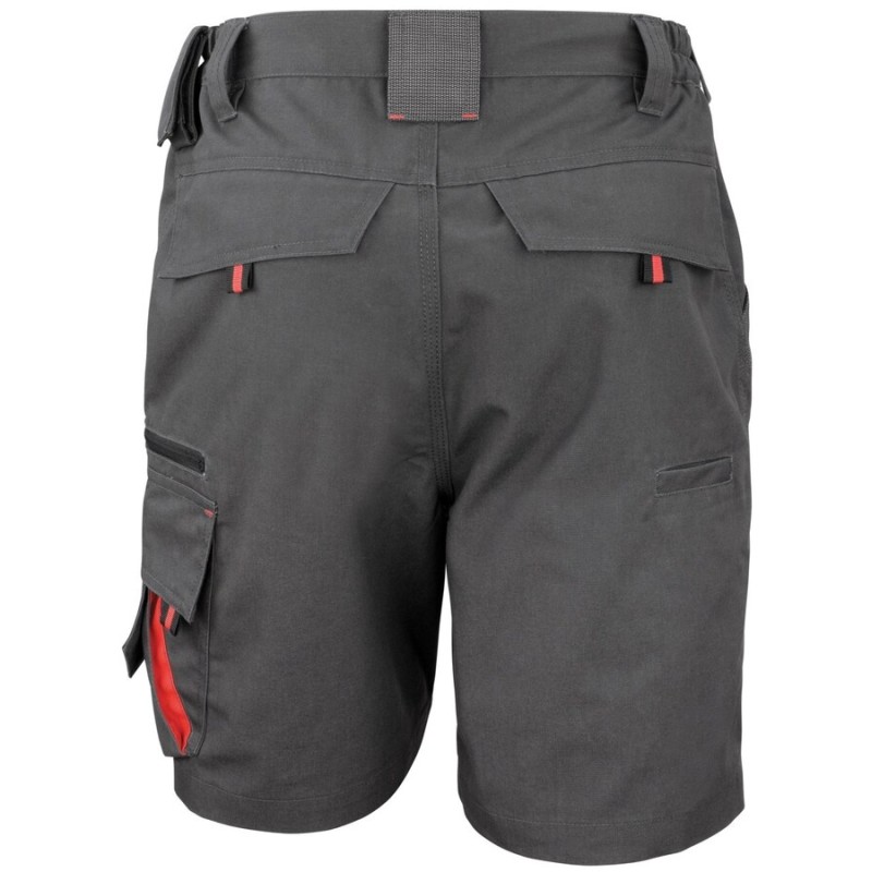 Short de travail technique confortable et durable, poche cargo