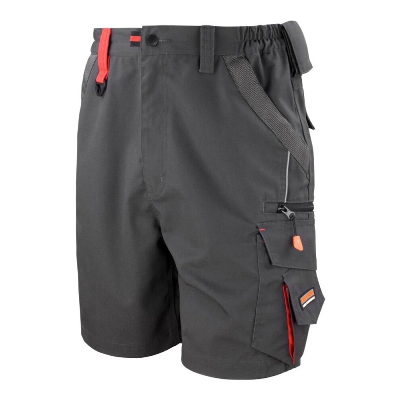 Short de travail technique confortable et durable, poche cargo