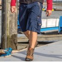 Short de travail technique confortable et durable, poche cargo