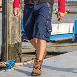 Short de travail technique confortable et durable, poche cargo