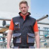 Bodywarmer de protection professionnelle coupe-vent et imperméable