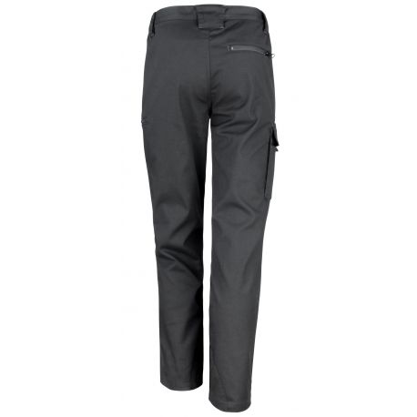 Pantalon stretch de travail renforcé, coupe-vent avec multi-poches