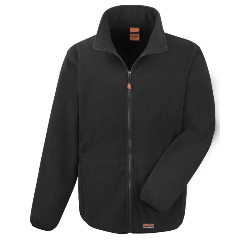 Veste de travail micropolaire robuste, respirante et coupe-vent