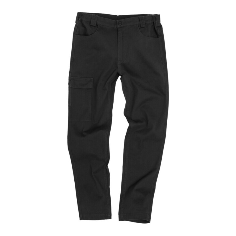 Pantalon de travail chino coupe slim avec finition peau de pêche