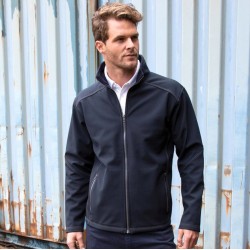 Veste softshell homme confort et durable, intérieur en micropolaire