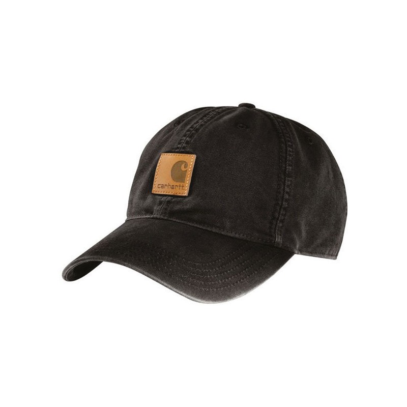 Casquette ODESSA en coton canvas délavé, étiquette CARHARTT cousue