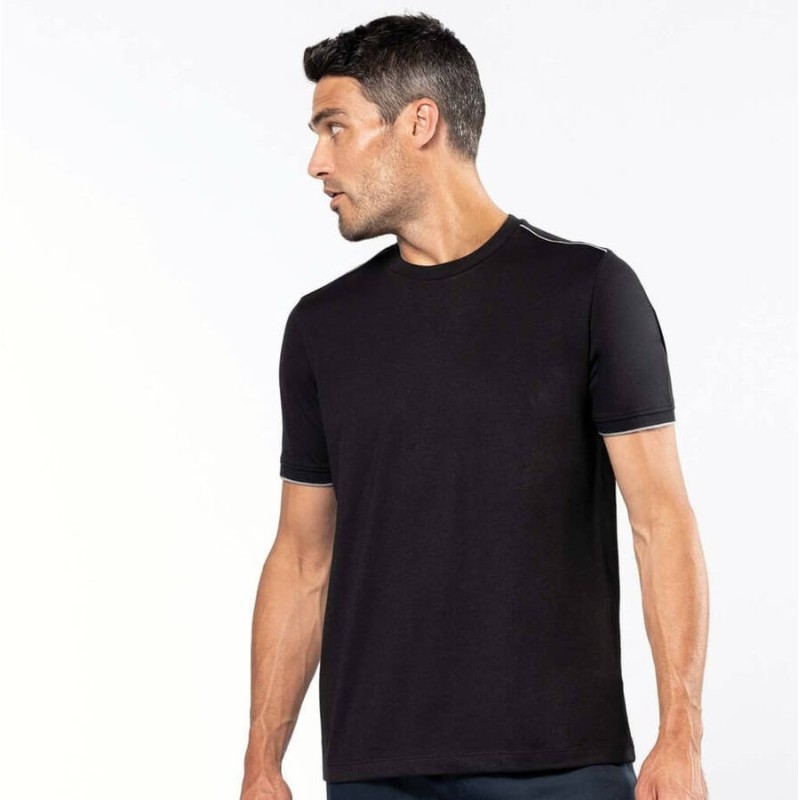 T-shirt manches courtes homme DAYTODAY, lavable à 60°c, 190 g/m²