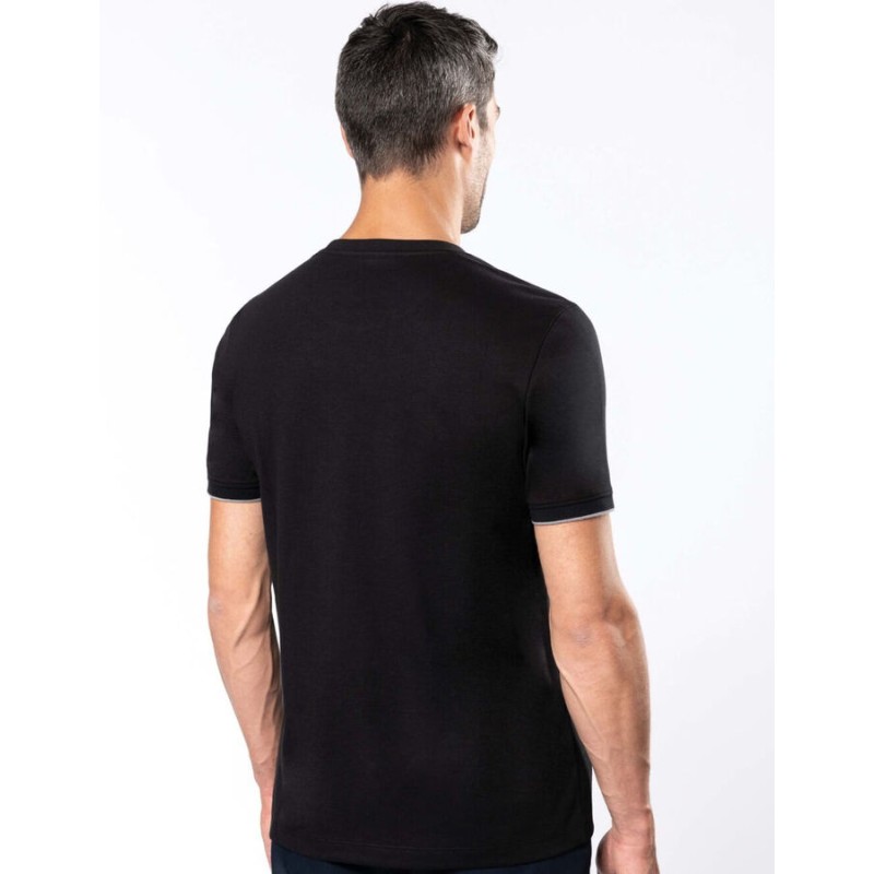 T-shirt manches courtes homme DAYTODAY, lavable à 60°c, 190 g/m²