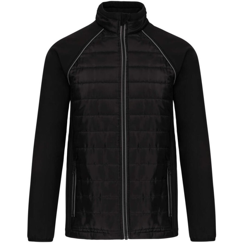 Veste softshell bi-matière DAYTODAY unisexe lavable à 60°c