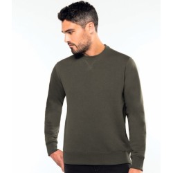 Sweat-shirt col rond molleton gratté et pré-rétréci, 360 g/m²