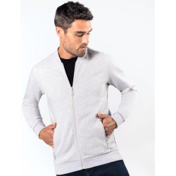 Sweat molleton zippé ultra résistant lavable à 60°C, 300 g/m²