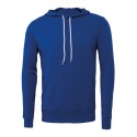 Sweat à capuche cordons blancs, modèle fitté, 220 g/m²