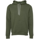 Sweat à capuche cordons blancs, modèle fitté, 220 g/m²