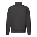 Sweat-shirt premium manches raglan col zippé, 280 g/m²