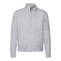 Sweat-shirt premium manches raglan col zippé, 280 g/m²