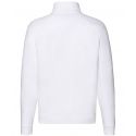 Sweat-shirt premium manches raglan col zippé, 280 g/m²