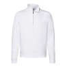 Sweat-shirt premium manches raglan col zippé, 280 g/m²