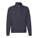 Sweat-shirt premium manches raglan col zippé, 280 g/m²