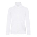 Veste sweat premium femme zippée sans capuche, 280 g/m²