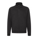 Veste sweat premium homme zippée sans capuche, 280 g/m²