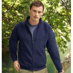 Veste sweat premium homme zippée sans capuche, 280 g/m²