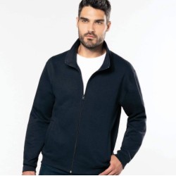 Veste molleton zippée homme sans capuche, 280 g/m²