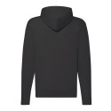Sweat classique pour adulte zippé à capuche doublée, 280 g/m²