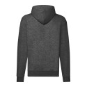 Sweat classique pour adulte zippé à capuche doublée, 280 g/m²