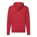 Sweat classique pour adulte zippé à capuche doublée, 280 g/m²