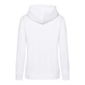 Sweat premium femme zippé à capuche doublée en polycoton, 280 g/m²