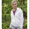 Sweat premium femme zippé à capuche doublée en polycoton, 280 g/m²