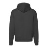 Sweat premium homme zippé à capuche doublée en polycoton, 280 g/m²