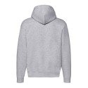 Sweat premium homme zippé à capuche doublée en polycoton, 280 g/m²